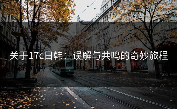 关于17c日韩：误解与共鸣的奇妙旅程